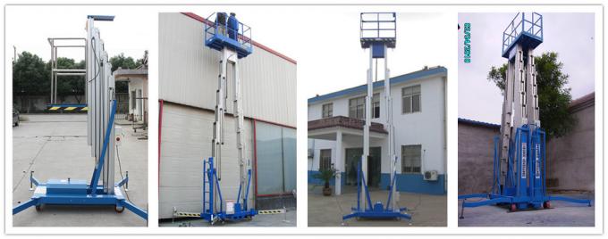 16 m man listrik angkat / angkat tangga hidrolik / mast panjat platform kerja untuk dijual