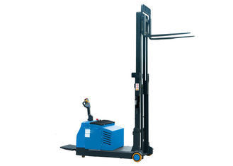 1000Kg Load Capacity Electric Pallet Stacker , Pedestrian Pallet Stacker With Emergency Stop Switch
