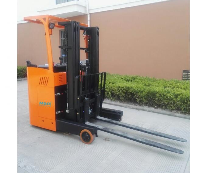 2500kg Pallet Bertenaga AC Motor Reach Stacker Forklift 0